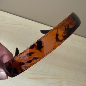 SqHair Hinged Hair Band Dark Tortoise